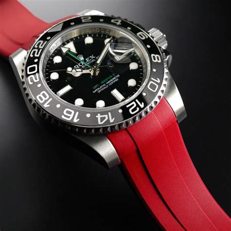 rolex with red strap|rolex strap names.